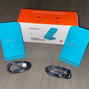 Griffin 2 pack universal wireless charging stands.
